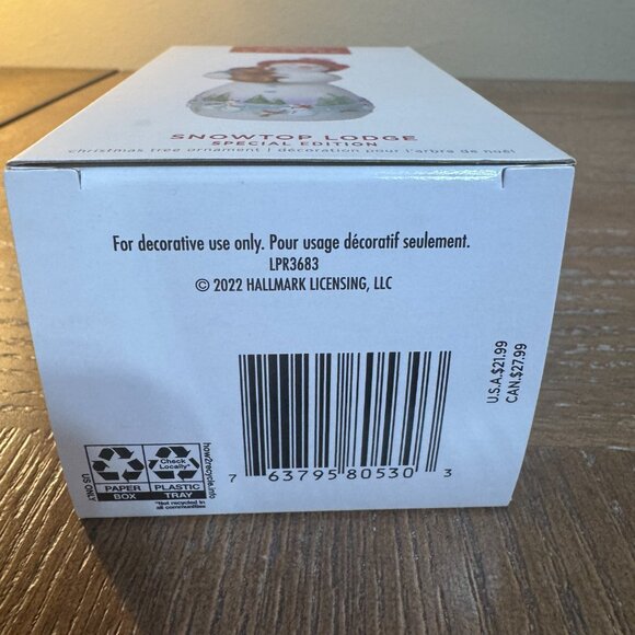Hallmark Keepsake Ornament 2024 Snowtop Lodge Noelle T. Klaus New - Picture 3 of 5